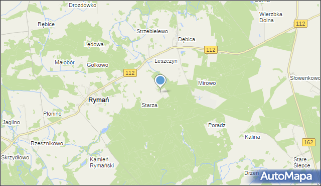 mapa Kolonia Leszczyn ( Kozia Górka ), Kolonia Leszczyn ( Kozia Górka ) na mapie Targeo